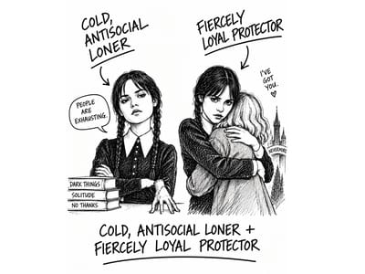 Wednesday Addams Acts Like She Doesn't Care